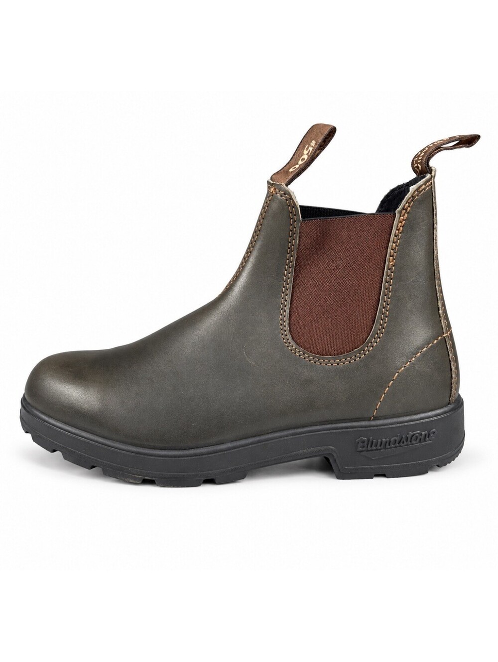 Blundstone 500 Elastic Sided Boot Menโs 7.5 Womenโs 9.5 Brown New In Box
